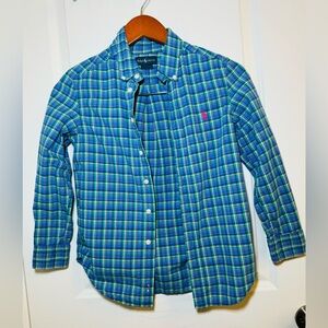 Ralph Lauren Boys Size S (8) Button Down Long Sleeve